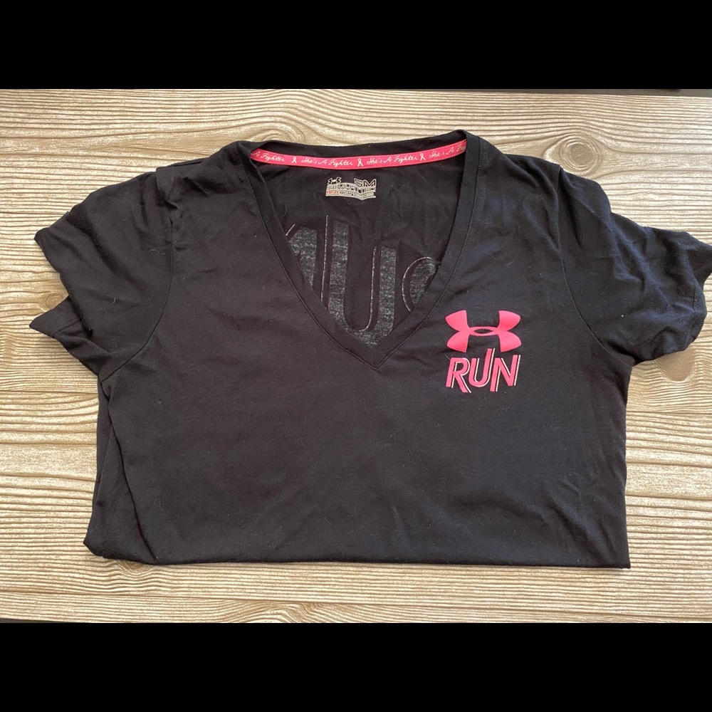 Under Armour Breast Cancer awareness T-shirt